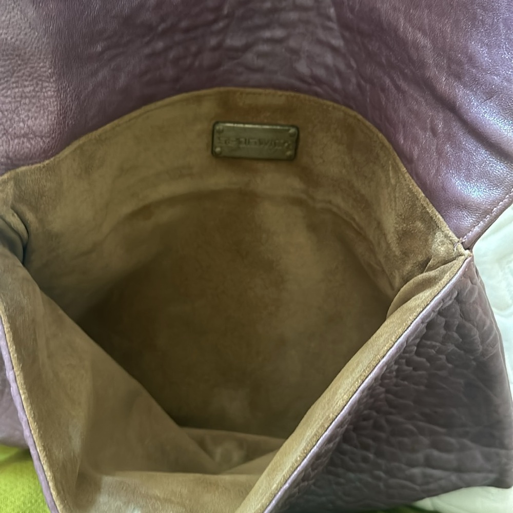Sedgwick Leather Clutch Lilac Purple - Picture 8 of 8